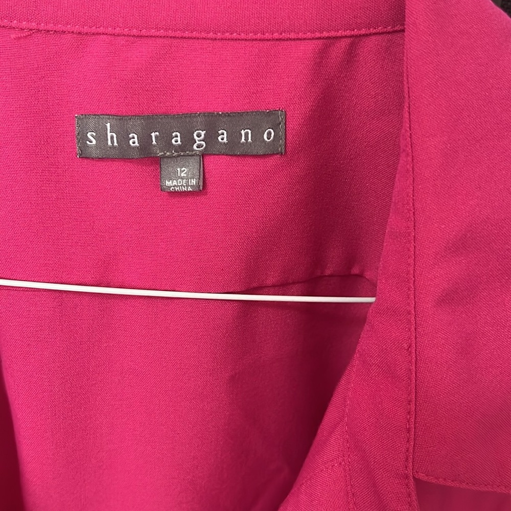 Pink sharagano dress  size 12 - Picture 2 of 5